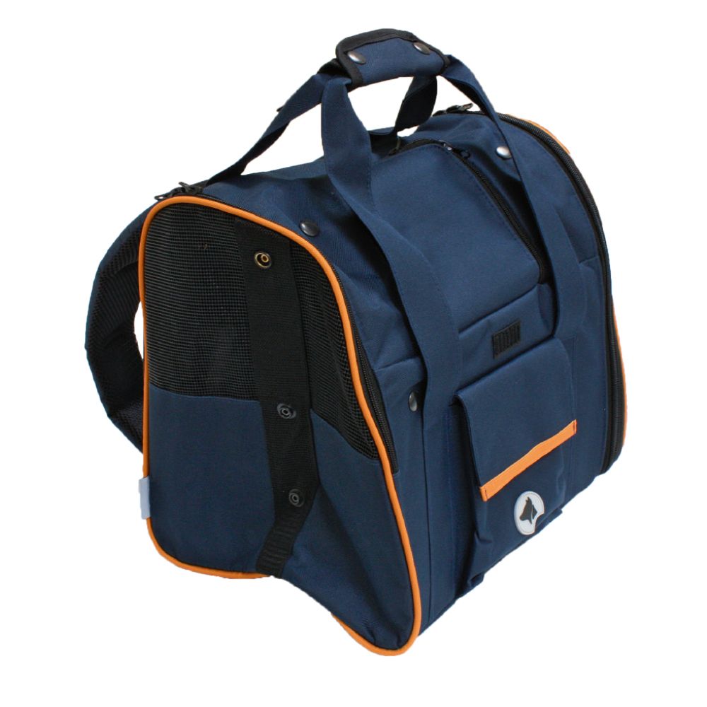 Sac à dos Scarlett bleu pour chien et chat 38x26x31 cm