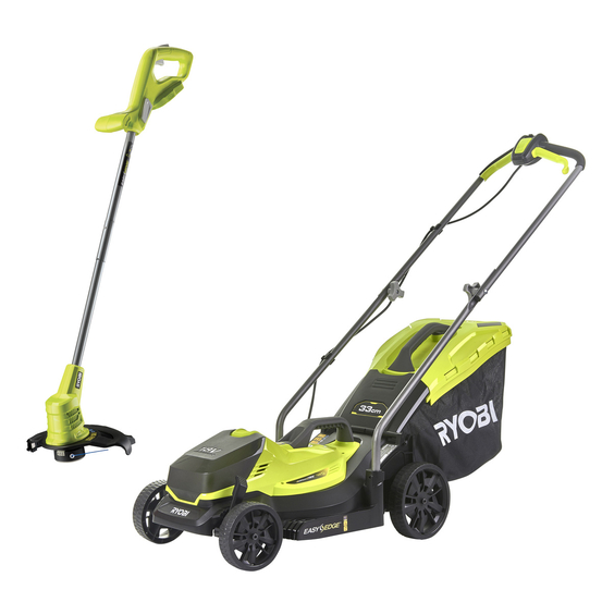 Tondeuse à batterie RLM1833 + Coupe-bordure BLT1825M 18V 4AH