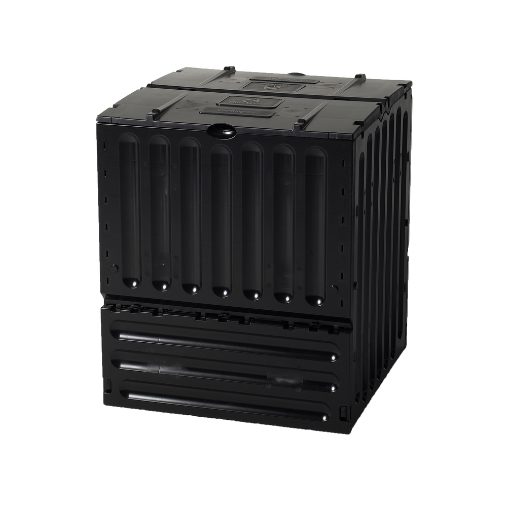 Composteur : noir, 400l, 70x70xh.83cm