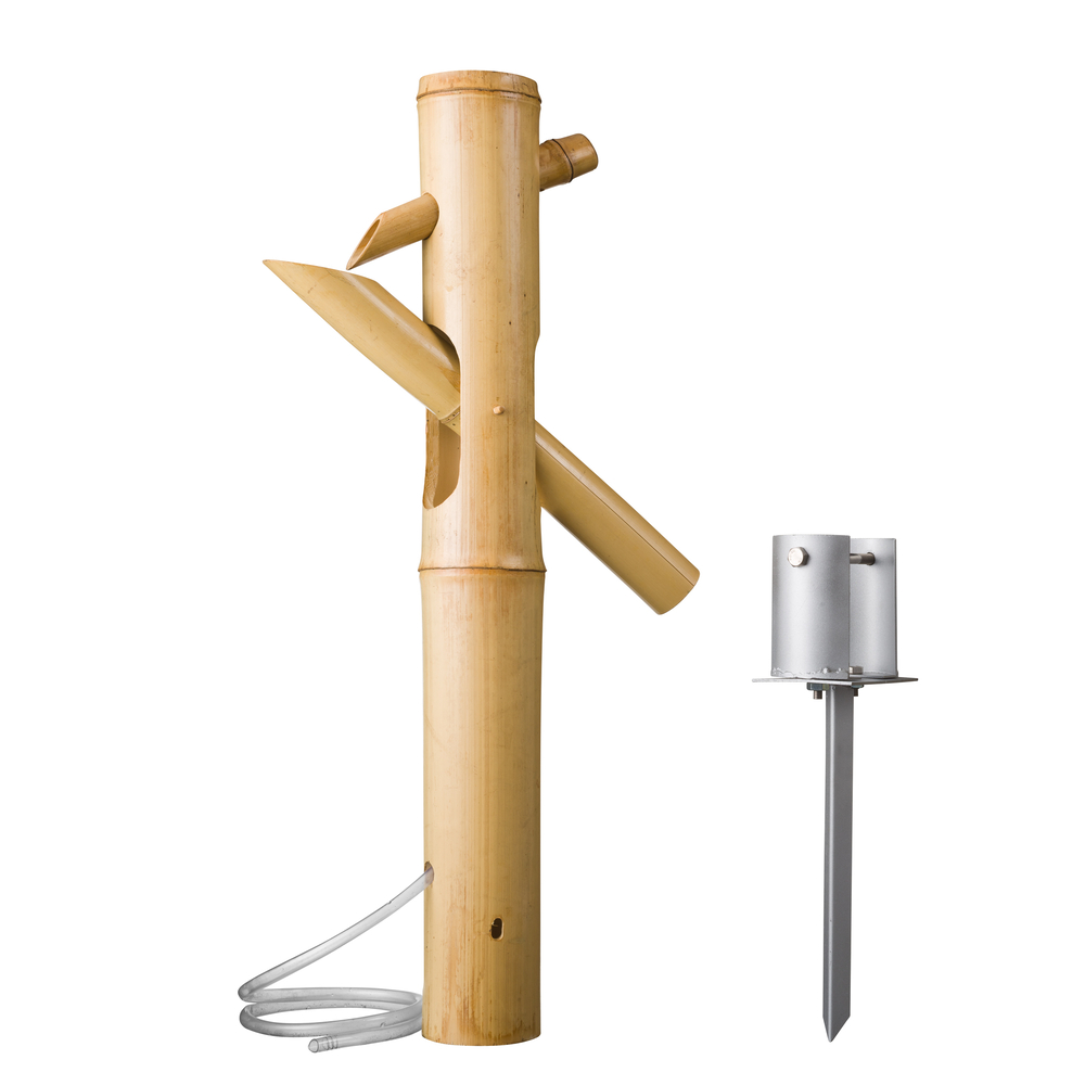 Cascade bambou II pour bassin - H.70 cm