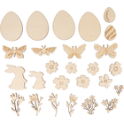 26 mini-silhouettes Mariposa en bois à décorer