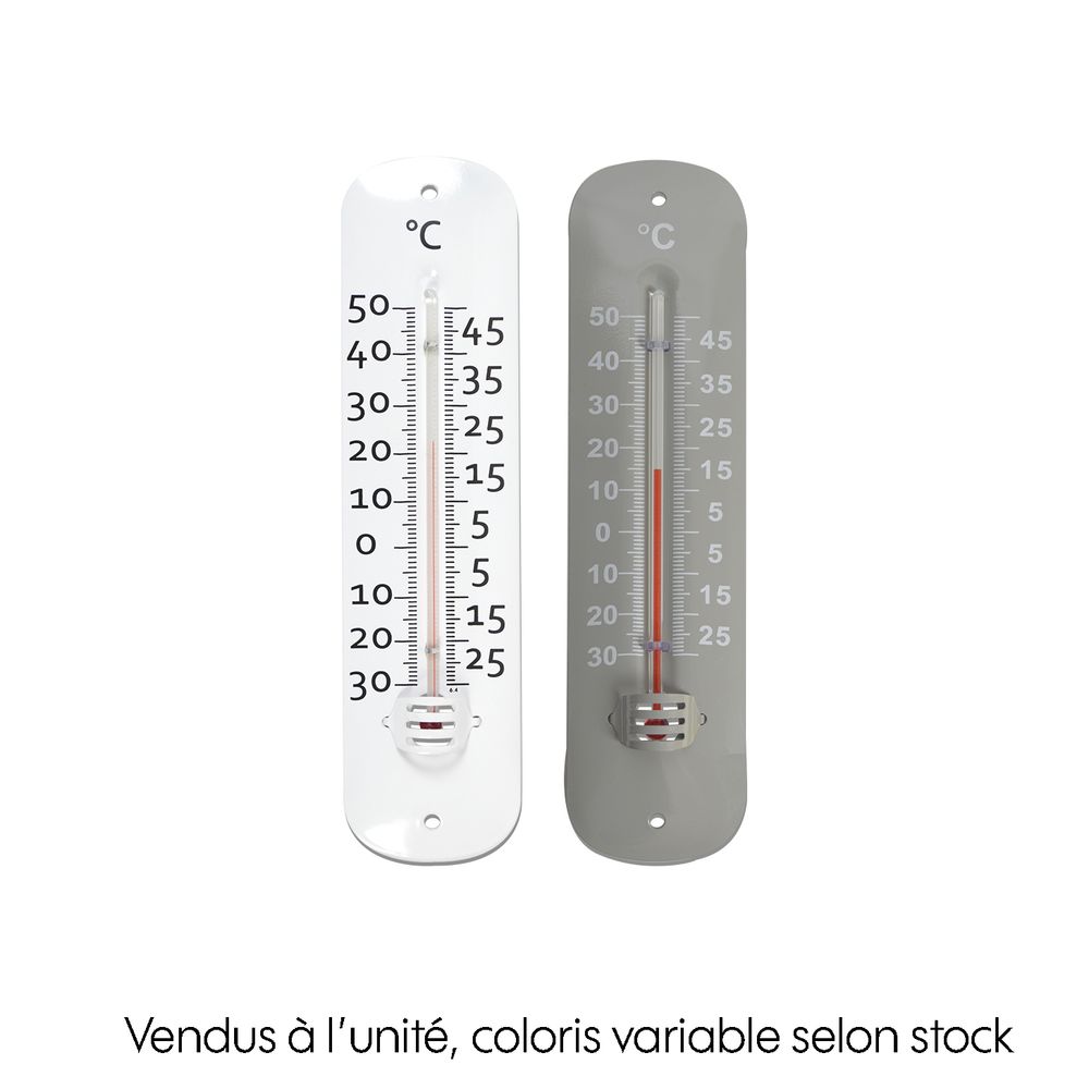 Thermomètre en métal 19cm
