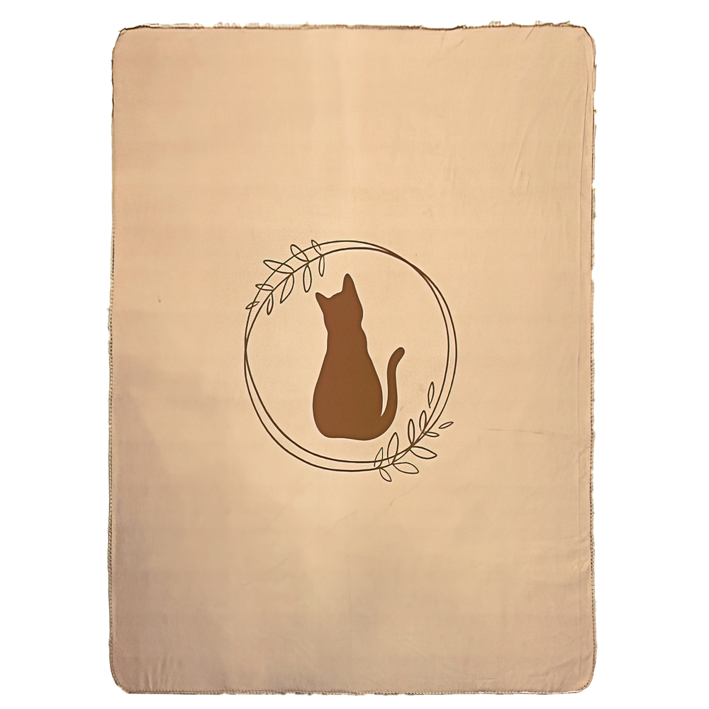 Couverture jardin chat - 130x180cm