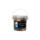Mini seau Caramels chocolat / vanille 120g