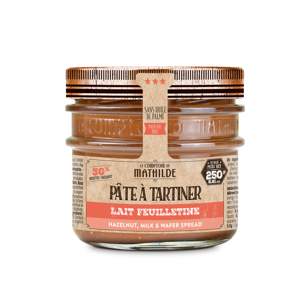 Pâte à tartiner - Lait feuilletine 250g