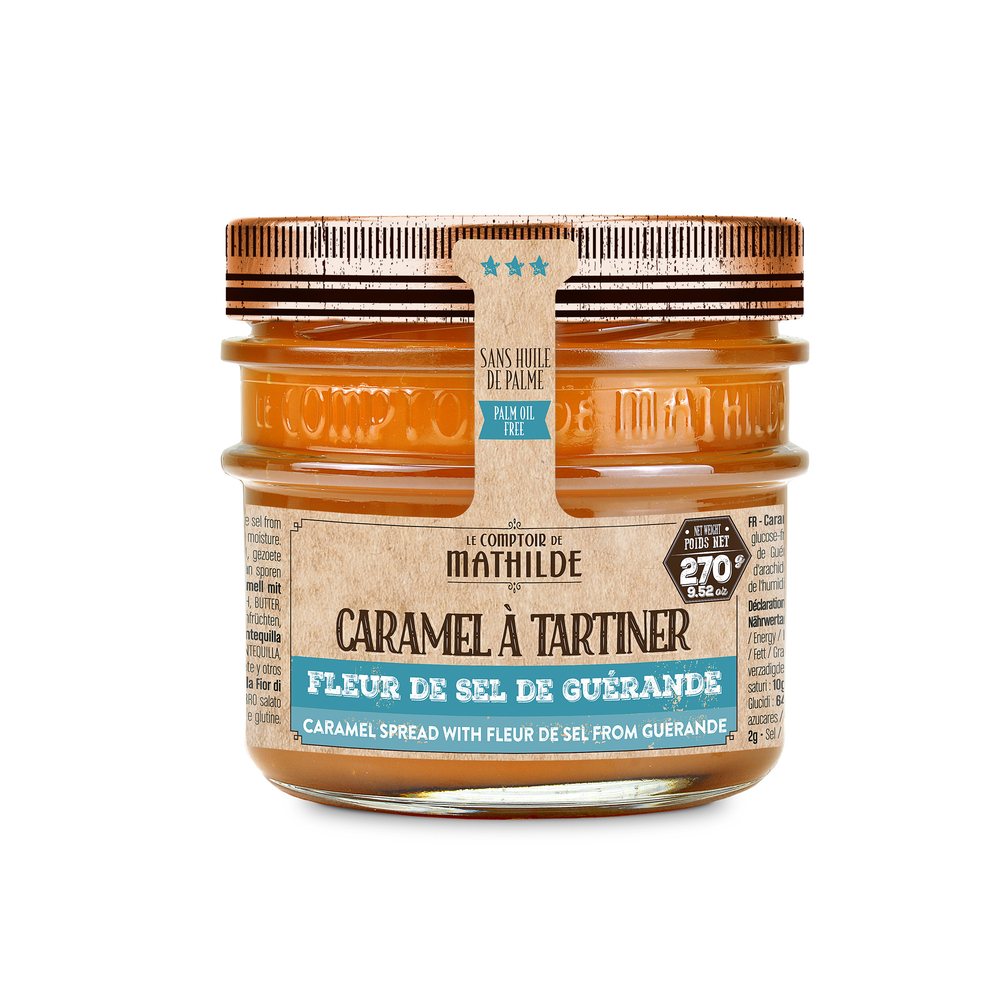 Caramel à tartiner - Fleur de sel de Guérande 270g
