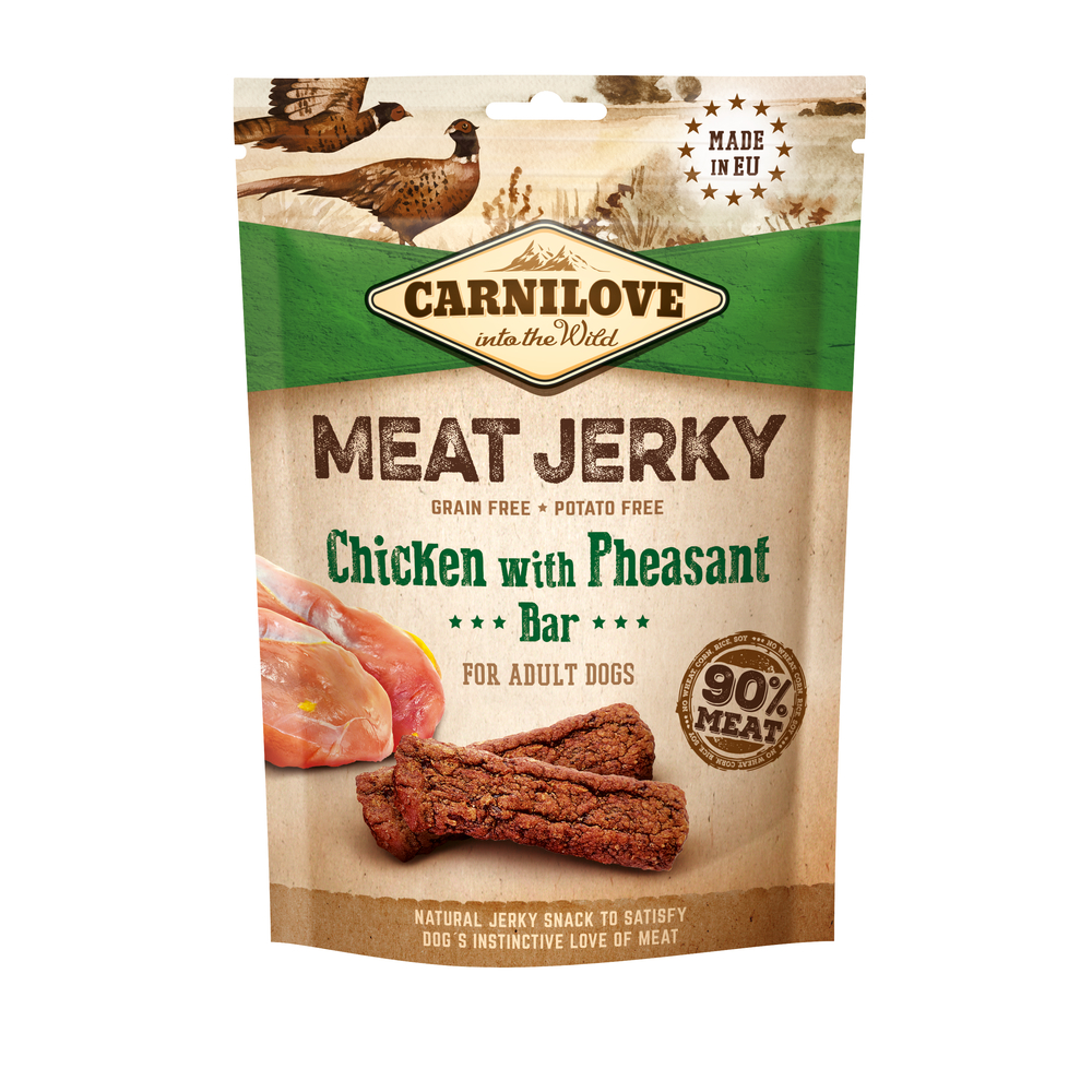 Carnilove Jerky Jerky Barre Proteinee Poulet / Faisan 100 Gr
