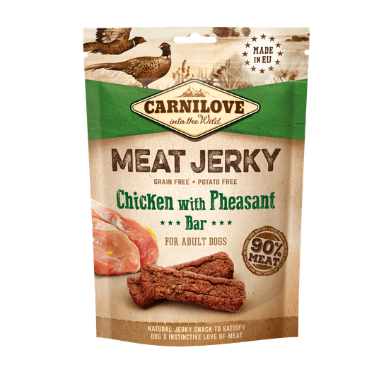 Carnilove Jerky Jerky Barre Proteinee Poulet / Faisan 100 Gr