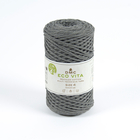 Pelote Eco Vita en fil de coton recyclé et polyester grise - 250 g