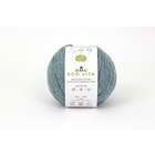 Fil Eco Vita coton recyclé bleu pour aiguilles/crochet 4-5 mm - 100 g