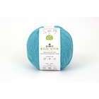 Fil Eco Vita coton recyclé bleu pour aiguilles/crochet 4-5 mm - 100 g