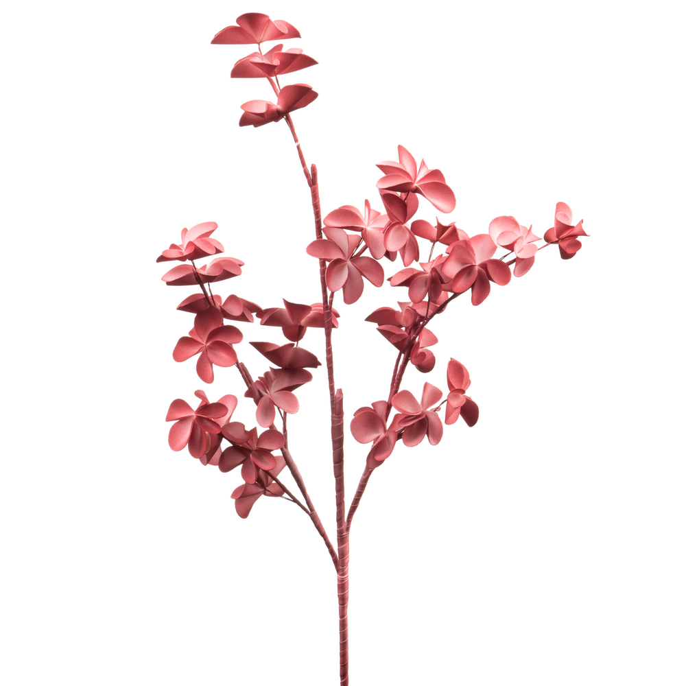 Tige fleur artificielle Alma, coloris rose - H.89cm