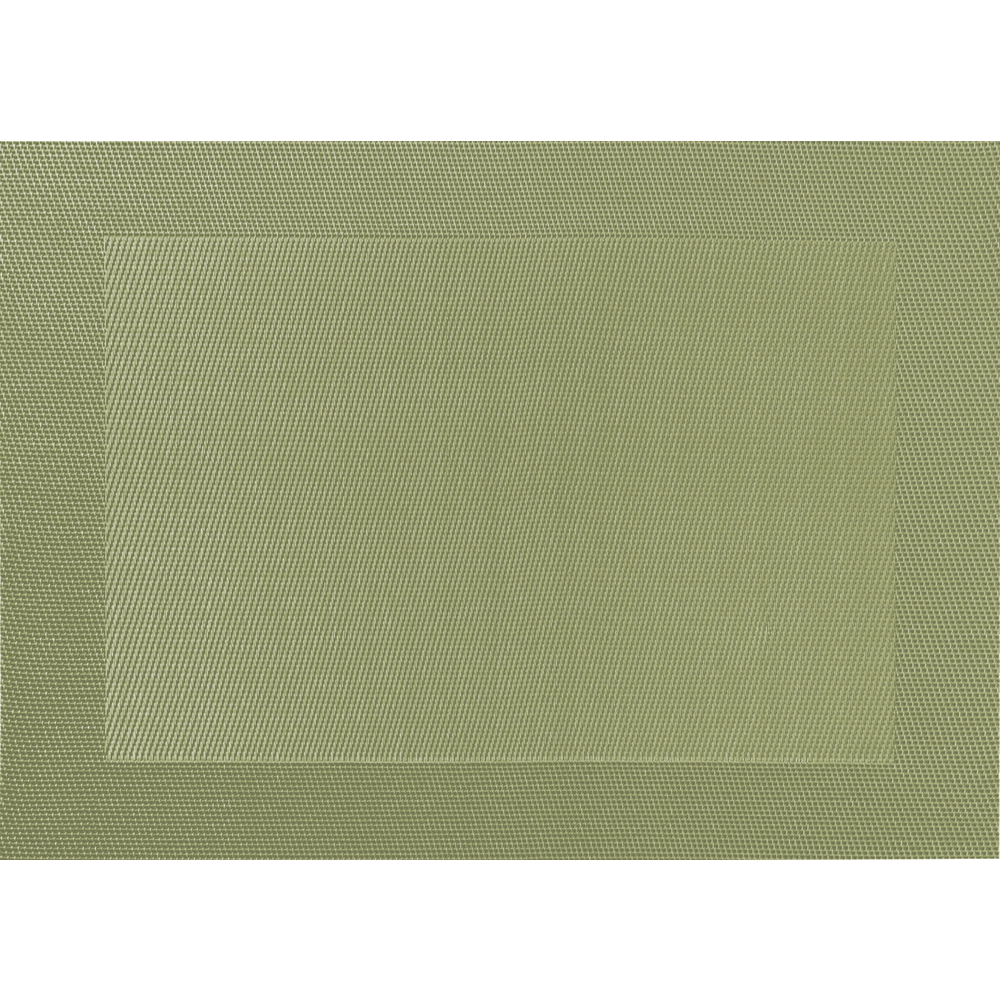 Set de table rectangulaire, coloris green olive - 46x33cm