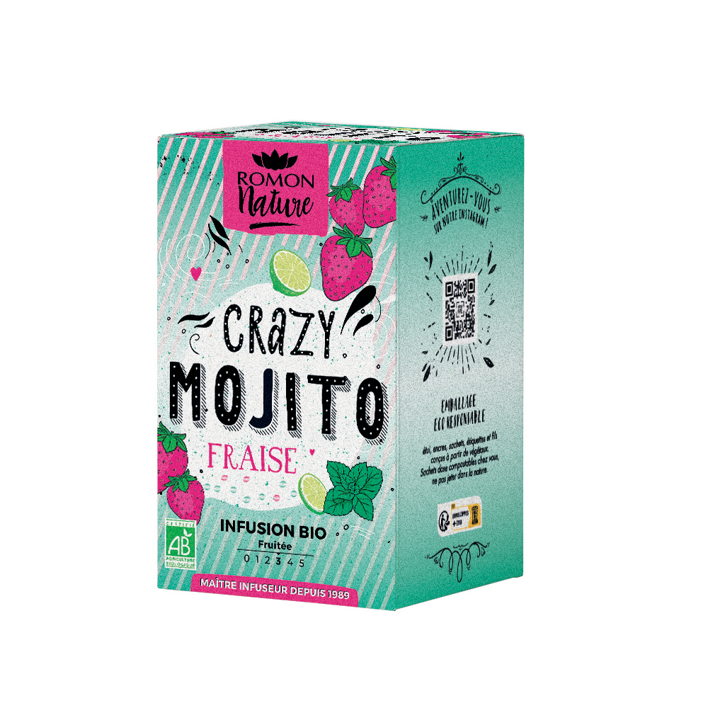 Infusion bio Crazy Mojito - 16 sachets