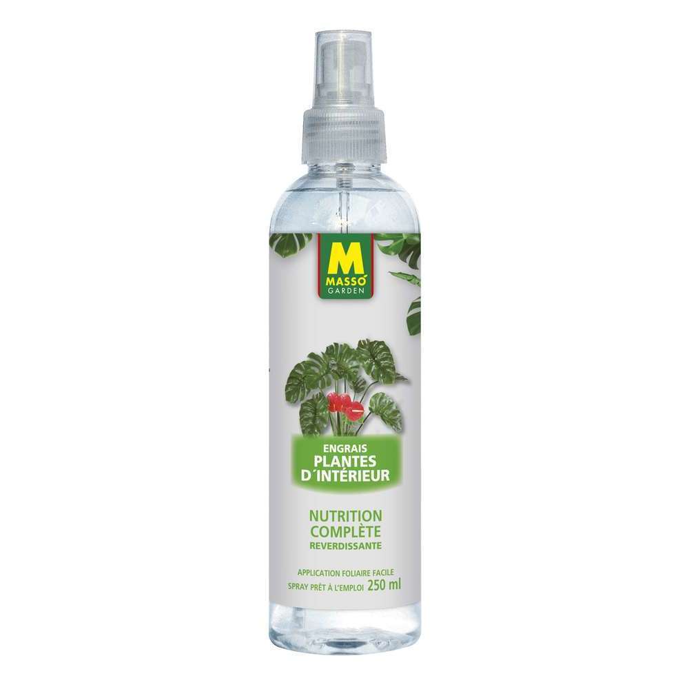 Engrais foliaire plantes d'intérieur, spray prêt à l'emploi - 250ml