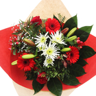 Bouquet de fleurs ‘’Florelites’’ rouge 18 tiges