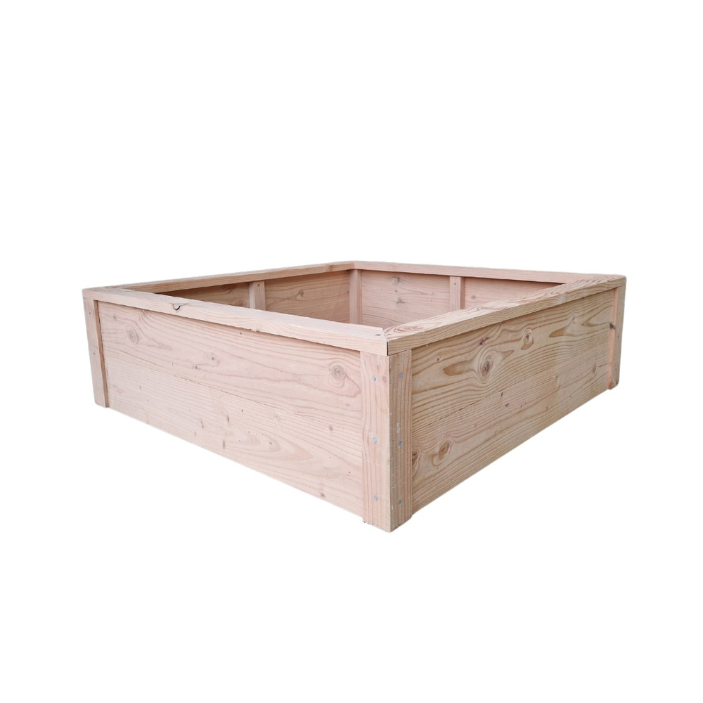 Carré potager Douglas 100×100×30 cm