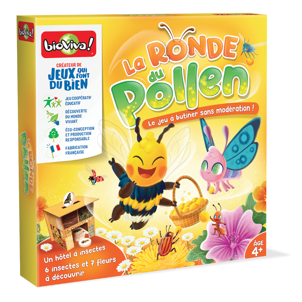 La ronde du pollen : jeu coopératif