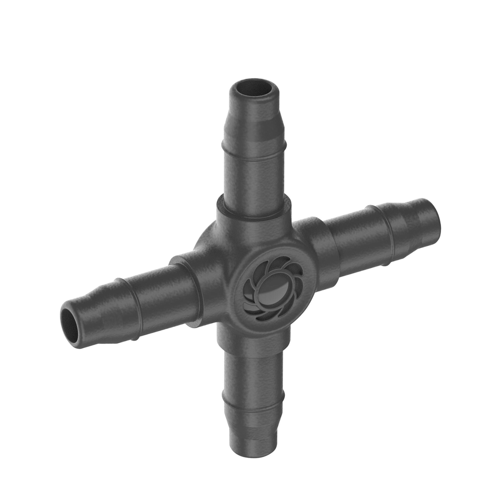 Dérivations en croix pour système arrosage : 4,6mm, x10