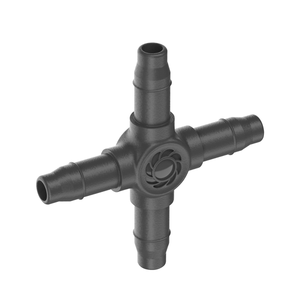 Dérivations en croix pour système arrosage : 4,6mm, x20
