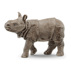 Figurine Bébé rhinocéros indien 7,5x2,5x5,5cm
