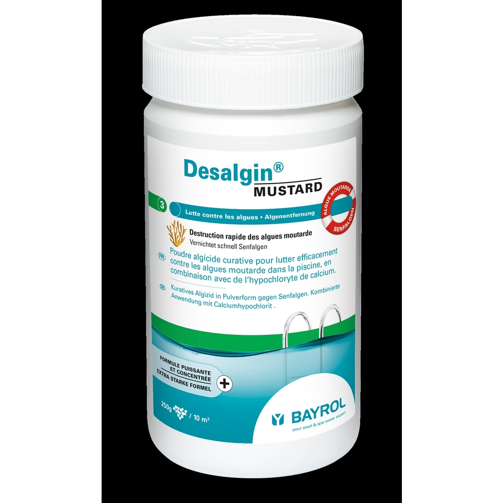 Desalgin Mustard, algicide en poudre pour piscine - 1.5kg