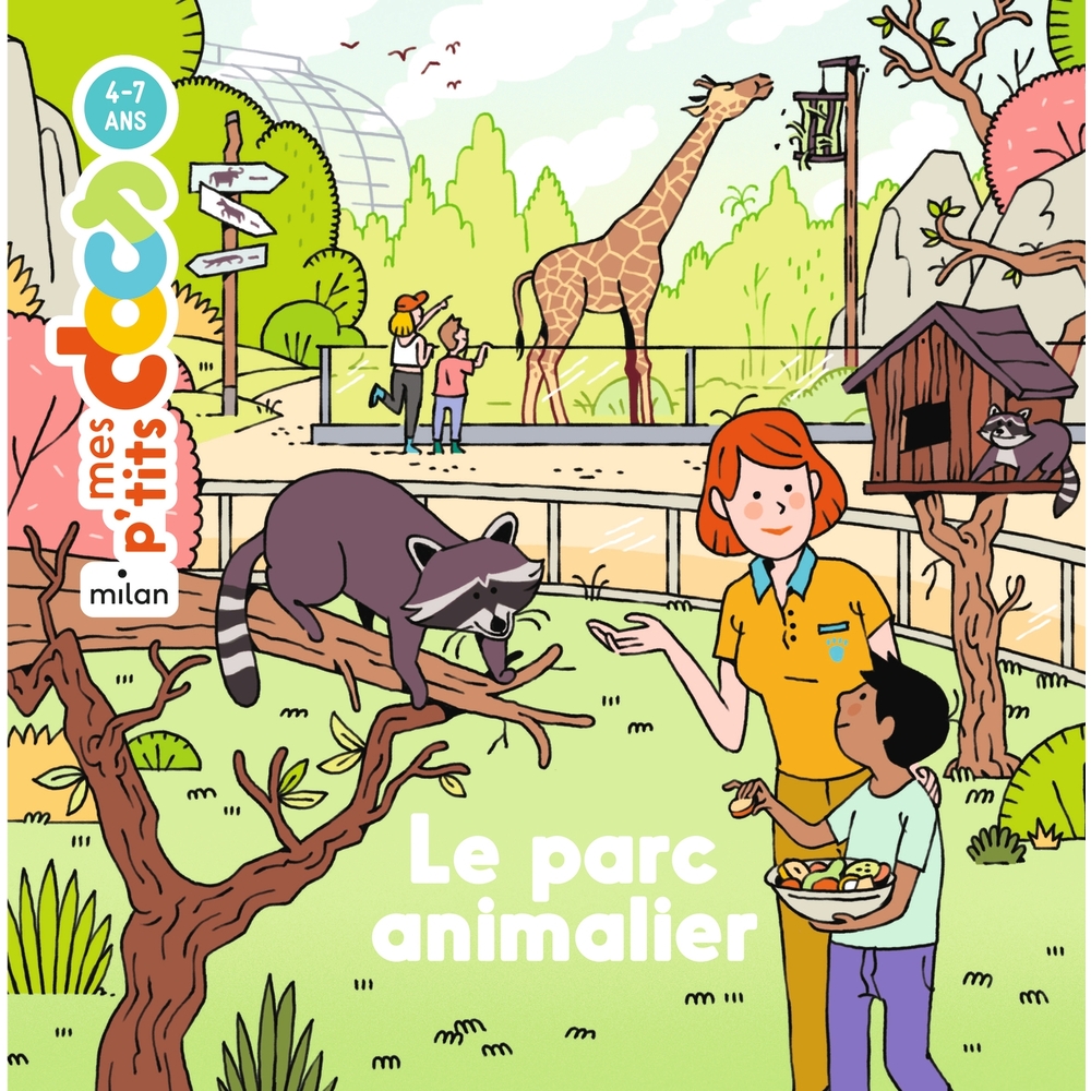 Livre pour enfant, p'tits docs : le parc animalier