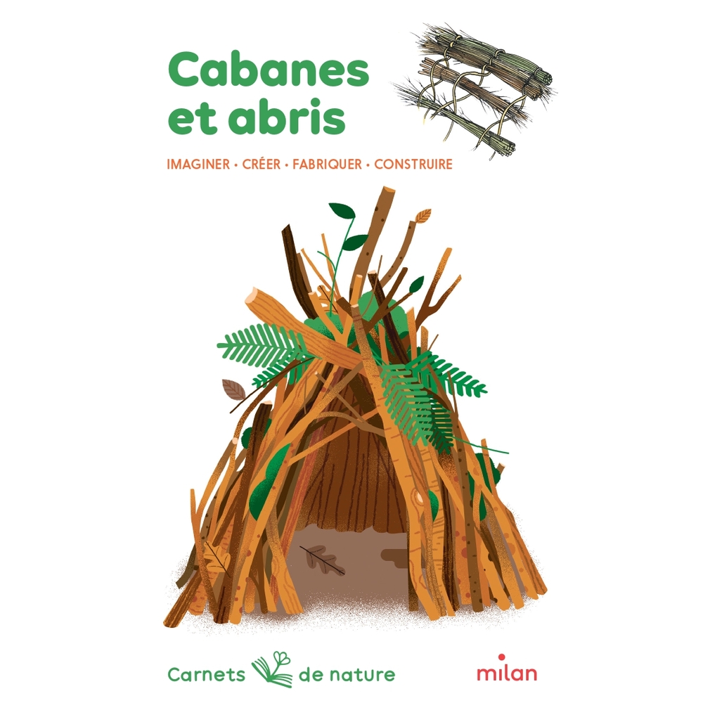 Livre pour enfant, cabanes et abris