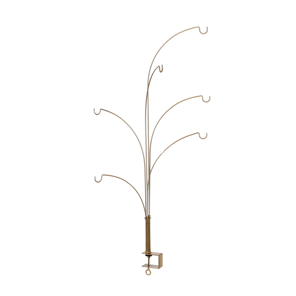 Sapin de table sur pince or h 84 cm