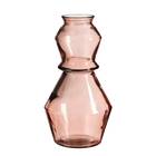 Vase Ashton en verre recyclé marron H.30 cm
