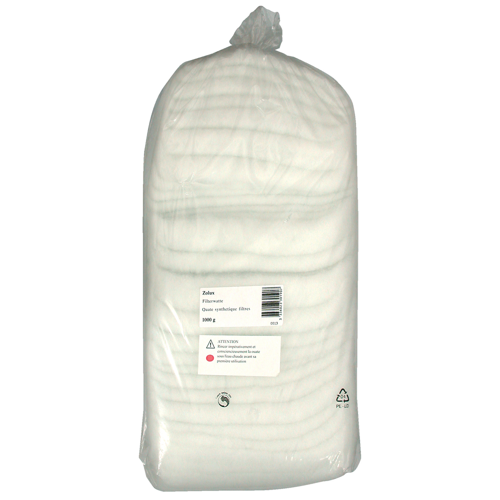 Ouate filtrante - Fibre de Perlon pour aquarium 1KG