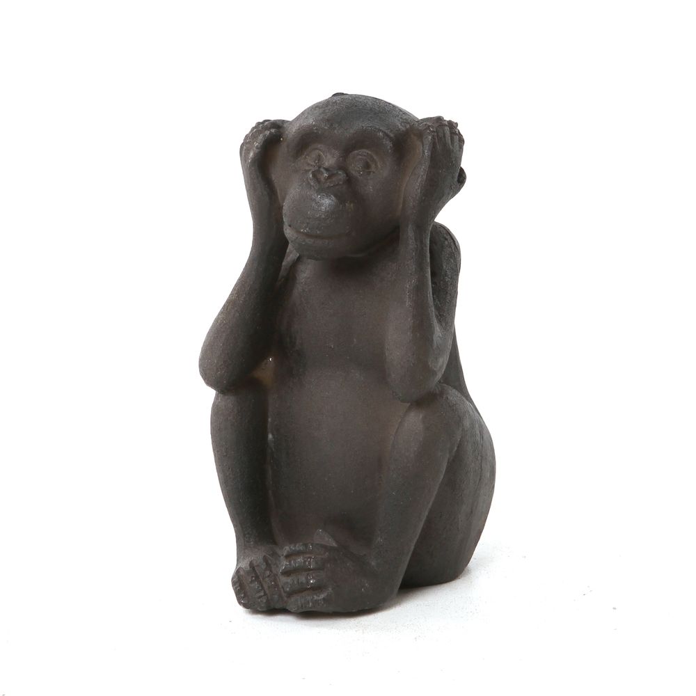 Africa singe ouie, décoration pour aquarium en résine S - H.10cm