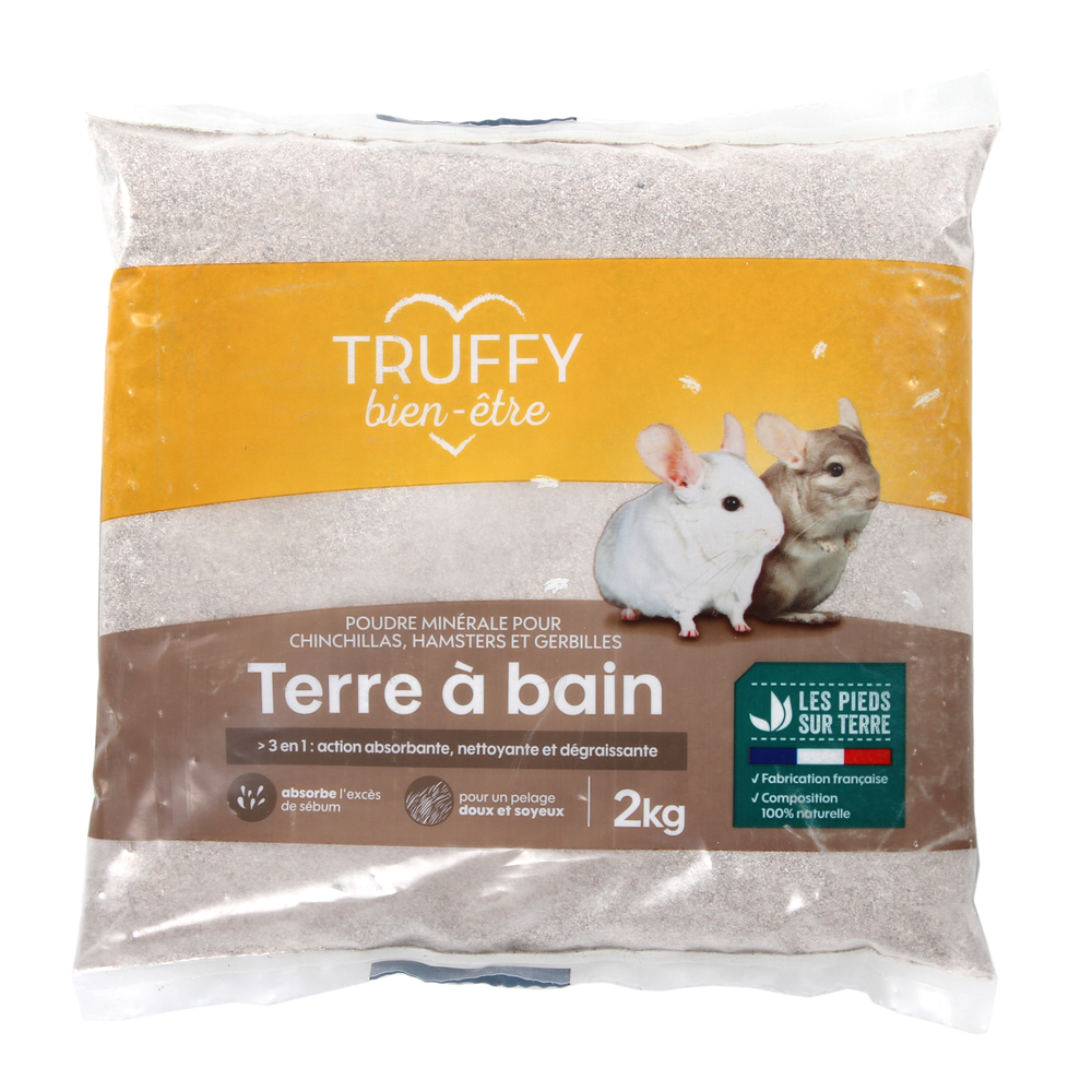Terre à bain pour chinchillas 2kg
