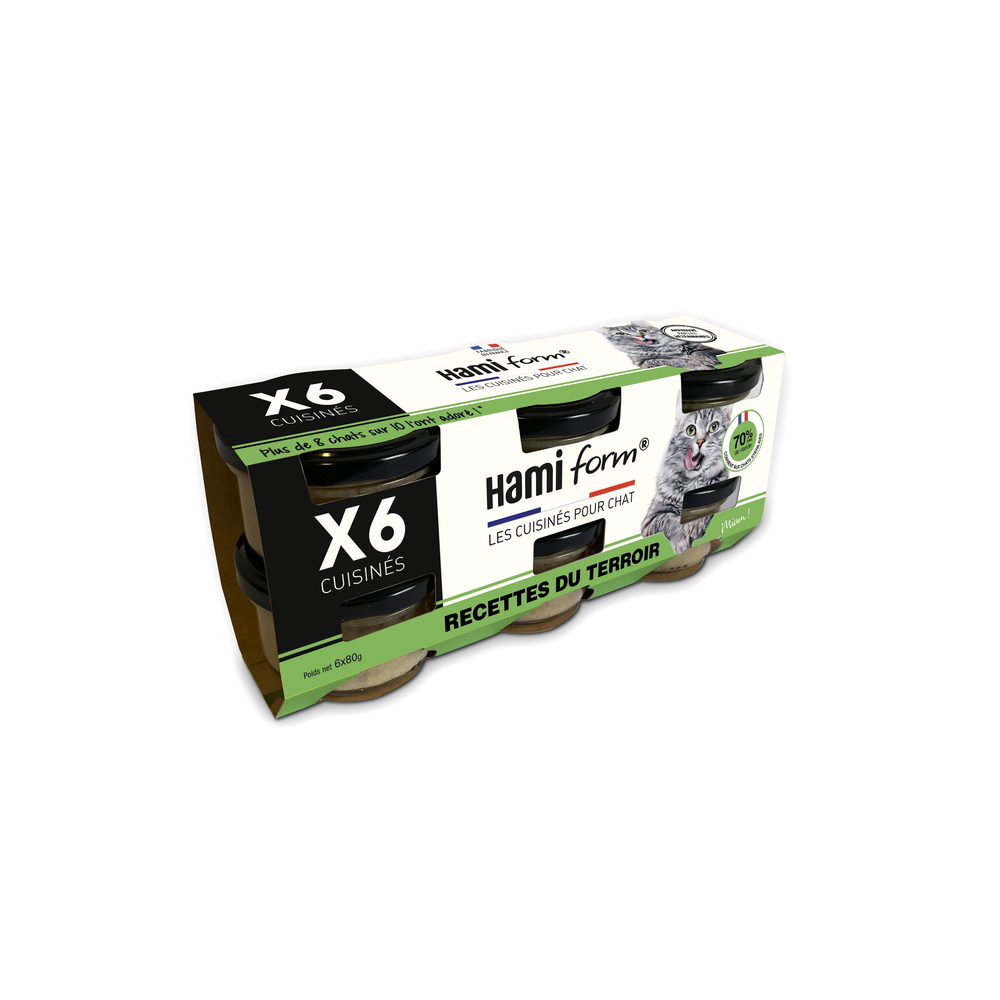 Pack de 6 - Recettes du Terroir pour chat