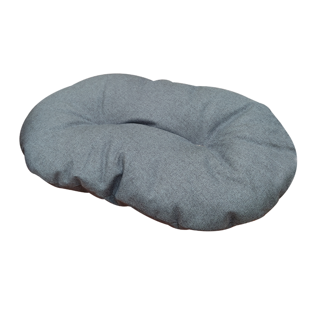 Coussin pour chien ovale Hydro bleu 102x67cm