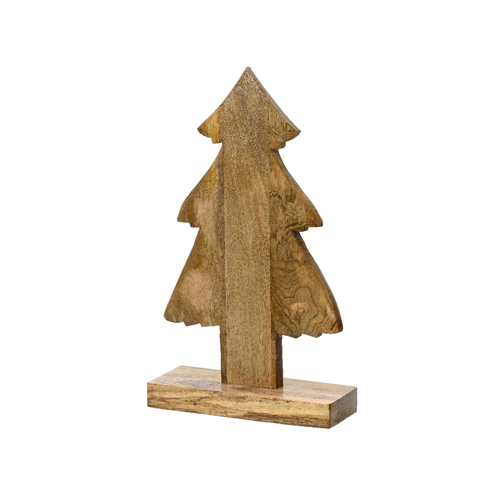 Décor Sapin en bois de manguier
