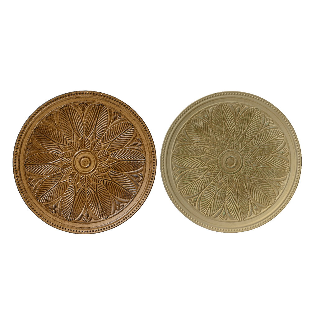 Assiette présentation fleurs d 33 cm