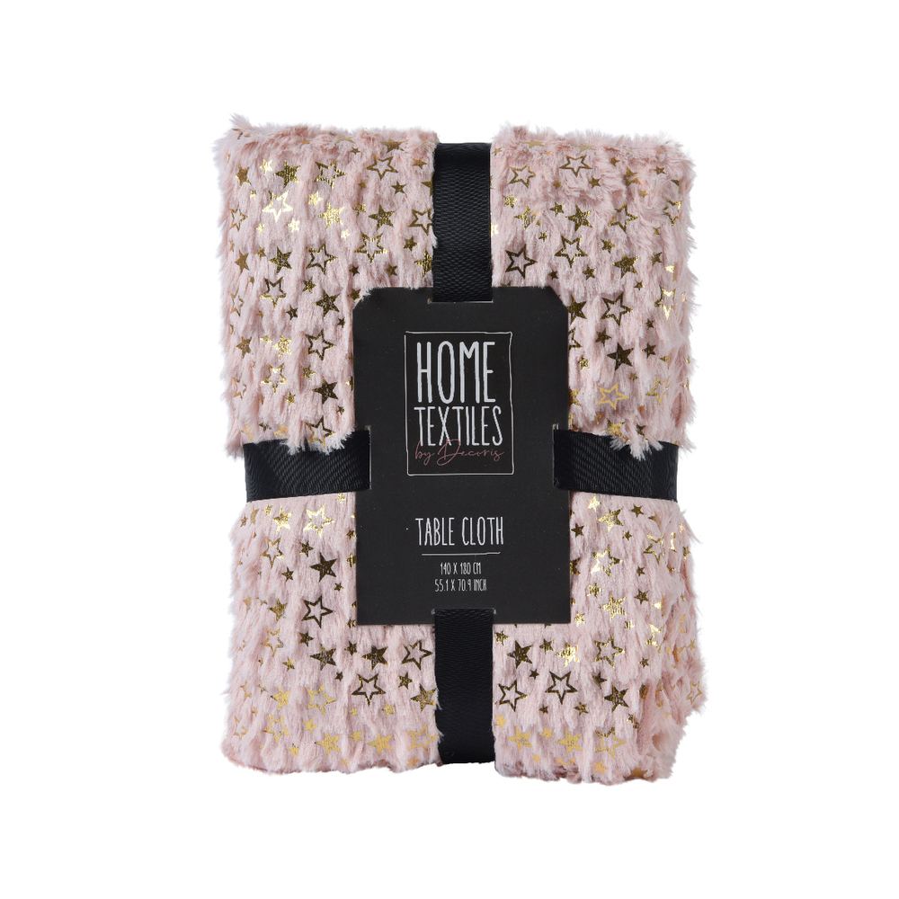 Plaid polyester argent star 130X170 cm