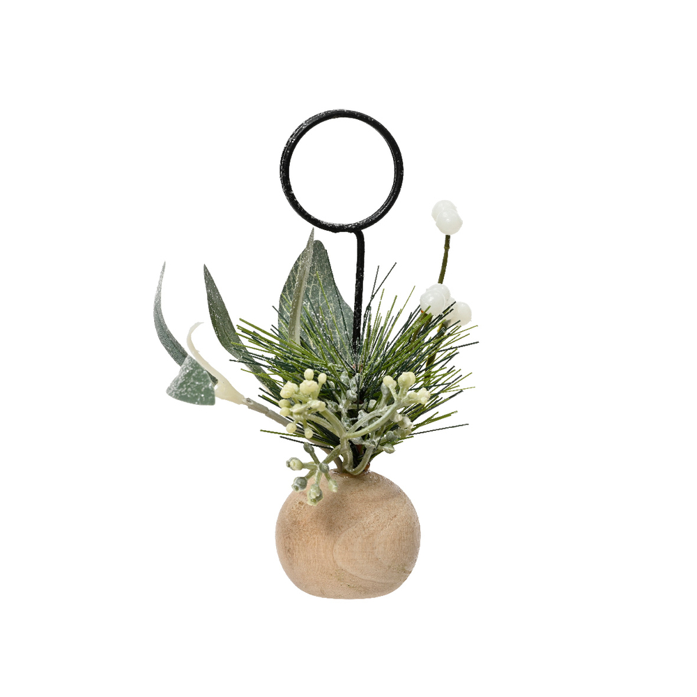 Porte-carte, marque-place noël avec paillettes