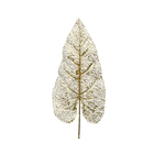Branche feuille or h 70 cm