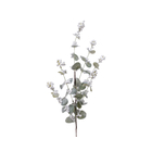 Branche baies h 75 cm blanc vert