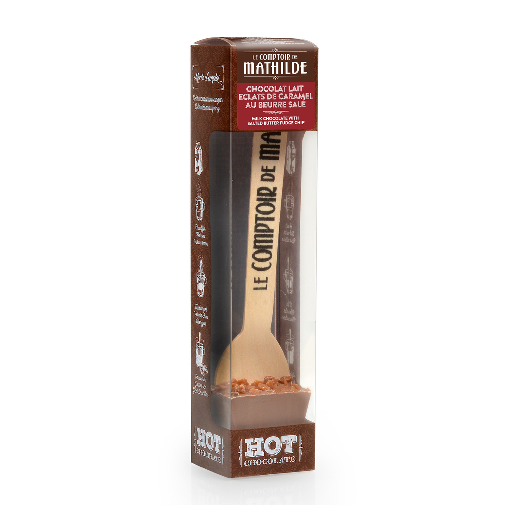 Hot Chocolate - Chocolat Lait éclats de caramel au beurre Salé 30g