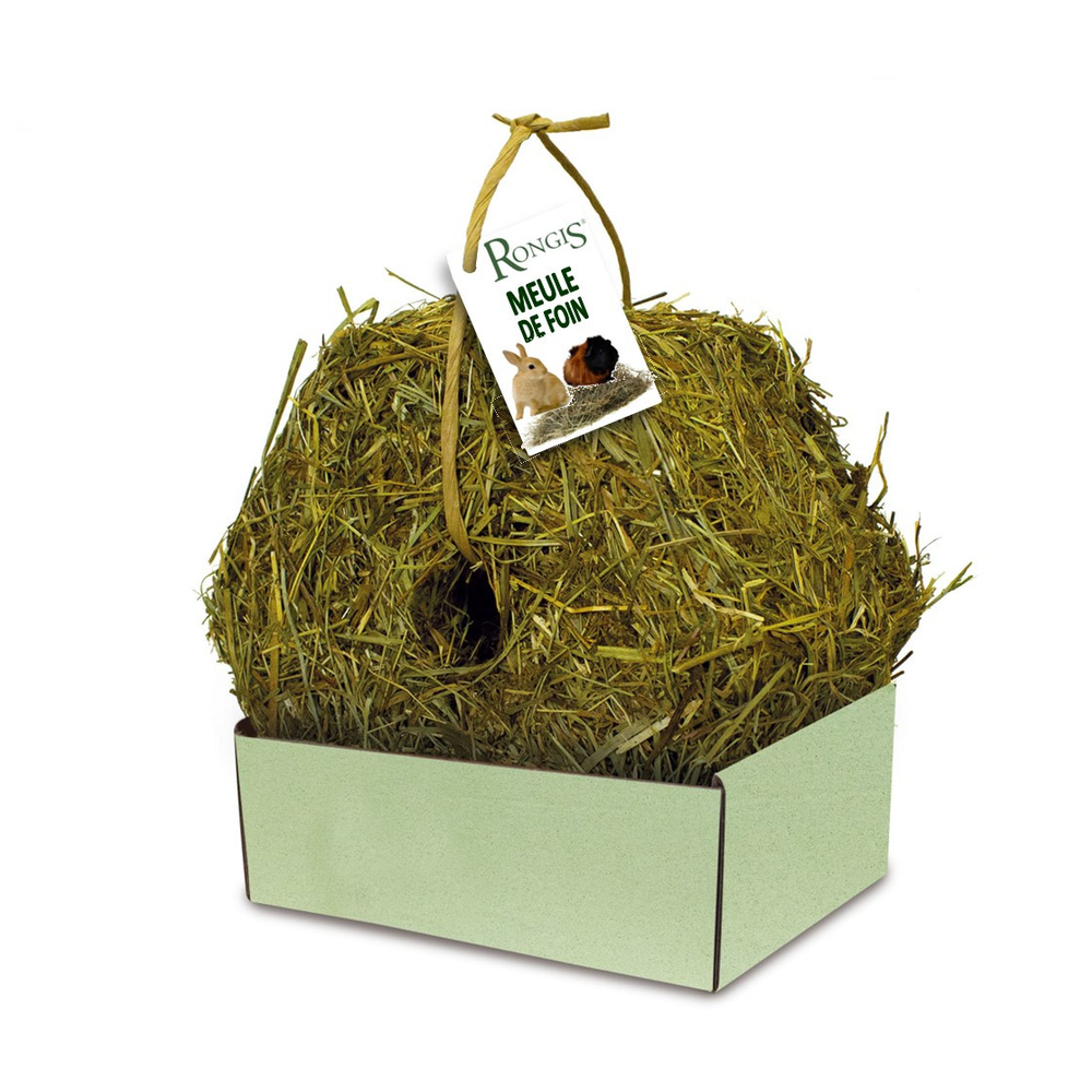 Meule de foin nature pour rongeurs 400gr