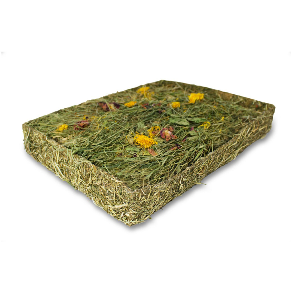 Carre nature herbe et fleurs pour rongeurs 750gr