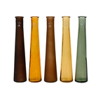 Vase en verre recyclé  Autom Ø7 H.32cm - 5 coloris possibles