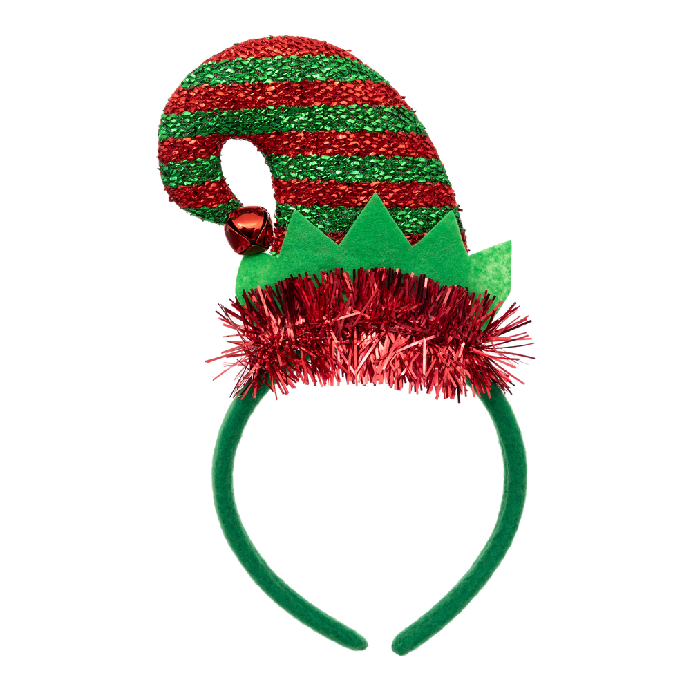 Serre-tête Bonnet Lutin de Noël