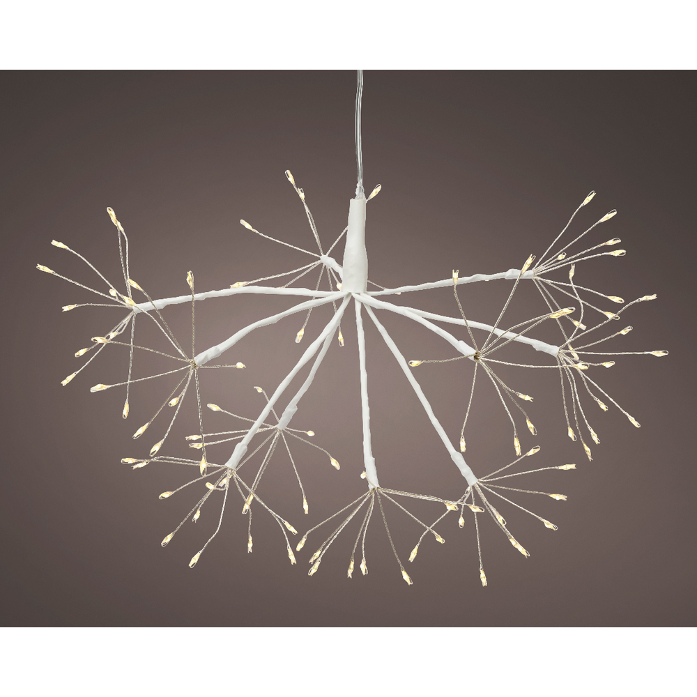 Décoration lumineuse Bouquet 100 micro LED blanc chaud D.35 cm