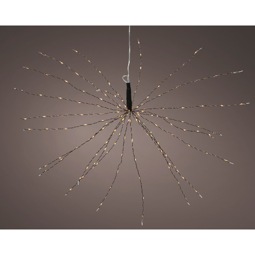 Décoration lumineuse Etoile polaire 144 Micro LED blanc clair D.75 cm