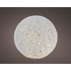 Décoration lumineuse d'intérieur Boule LED S/P blanche D.20 cm