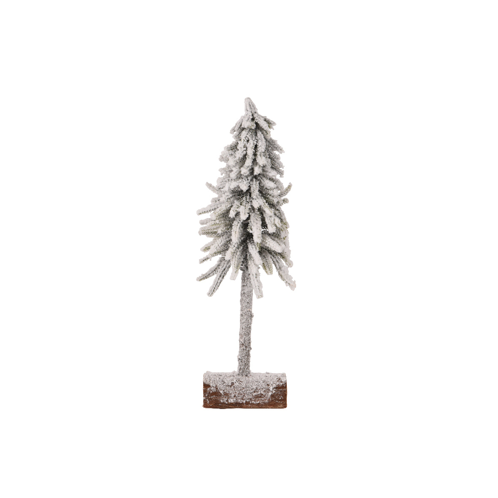 Petit sapin artificiel enneigé h 45 cm